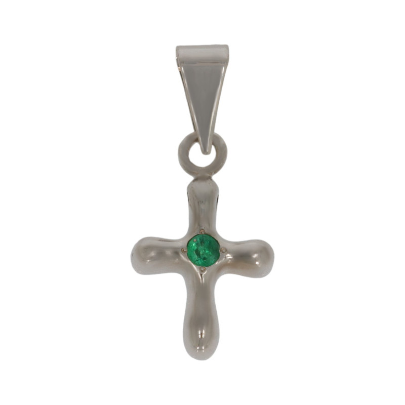 Cruce, Aur Alb, 14 k, 0.96 gr, Cod Produs: 644816 - Tezaurshop.ro