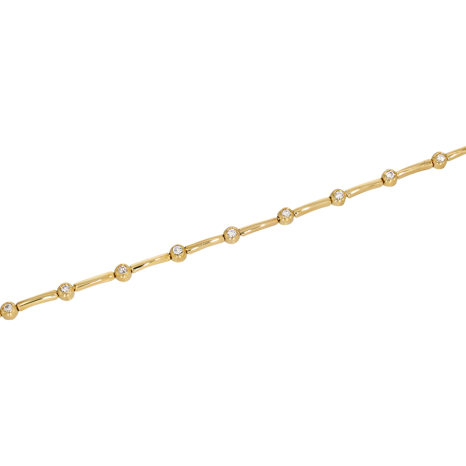 Bratara, Aur Galben, 18 k, 8.19 gr, cu Diamante, Cod Produs: 644877