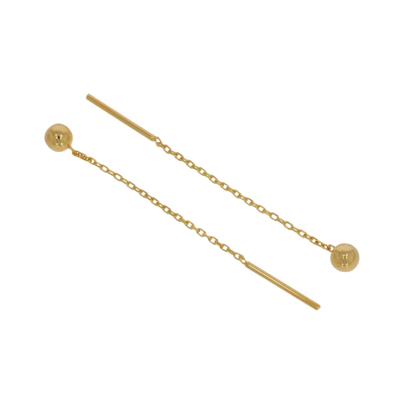Cercei, Aur Galben, 14 k, 1.15 gr, Cod Produs: 645947 - Tezaurshop.ro