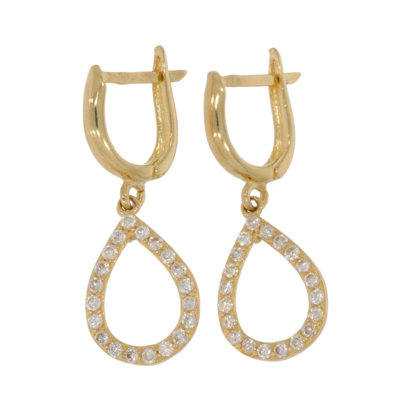 Cercei, Aur Galben, 14 k, 3.12 gr, Cod Produs: 648070 - Tezaurshop.ro