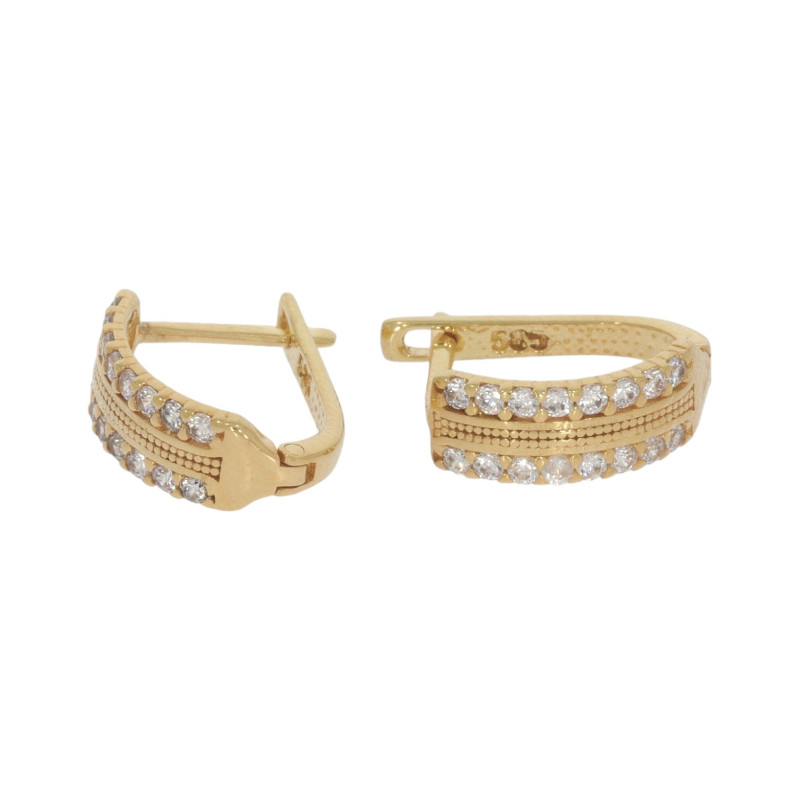 Cercei, Aur Galben, 14 k, 2.59 gr, Cod Produs: 648582 - Tezaurshop.ro