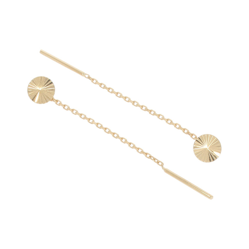 Cercei, Aur Galben, 14 k, 1.34 gr, Cod Produs: 648857 - Tezaurshop.ro