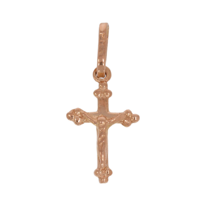 Cruce, Aur Roz, 14 k, 0.43 gr, Cod Produs: 648929 - Tezaurshop.ro