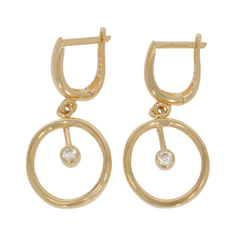 Cercei, Aur Galben, 14 k, 3.53 gr, Cod Produs: 649042 - Tezaurshop.ro