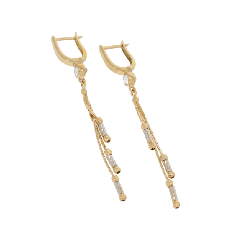 Cercei, Aur Mix, 14 k, 3.62 gr, Cod Produs: 649043 - Tezaurshop.ro