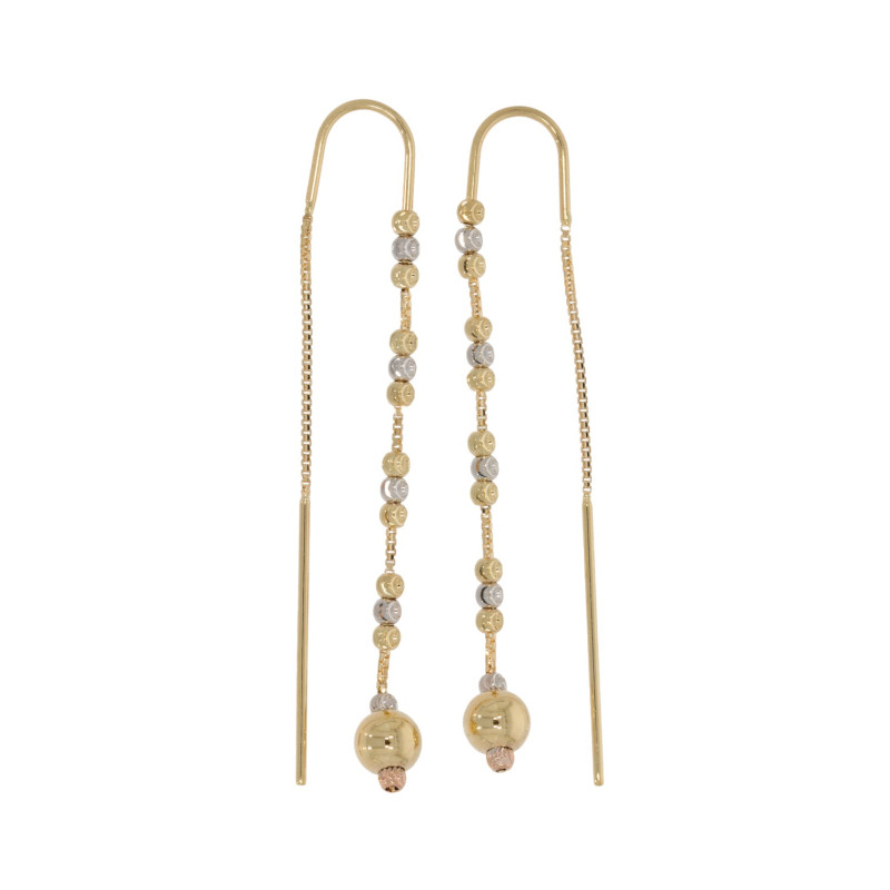 Cercei, Aur Mix, 14 k, 3.15 gr, Cod Produs: 649189 - Tezaurshop.ro