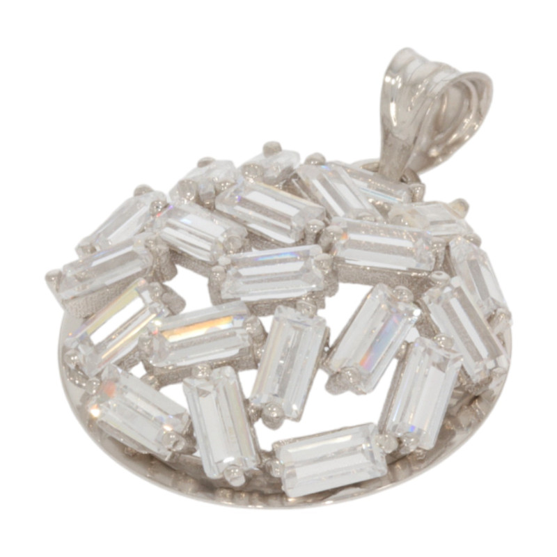 Pandantiv, Aur Alb, 14 k, 2.54 gr, Cod Produs: 649553 - 2