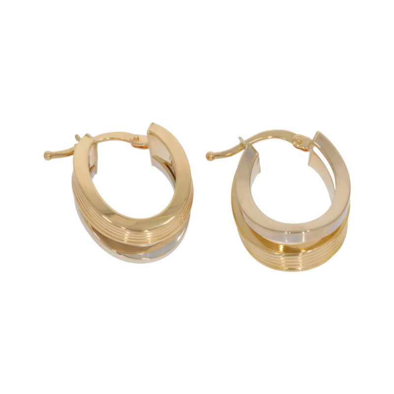Cercei, Aur Mix, 18 k, 3.41 gr, Cod Produs: 650351 - Tezaurshop.ro