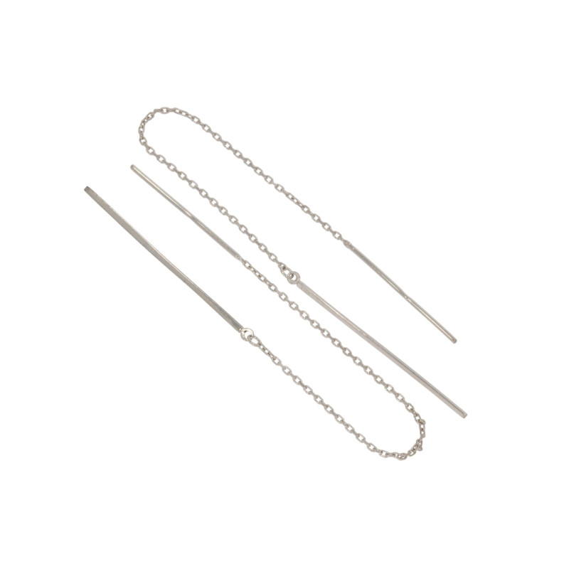 Cercei, Aur Alb, 14 k, 0.94 gr, Cod Produs: 650377 - 2