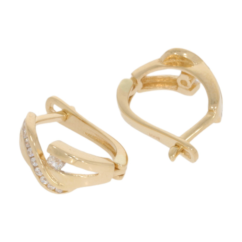 Cercei, Aur Galben, 14 k, 2.74 gr, Cod Produs: 651156 - 2