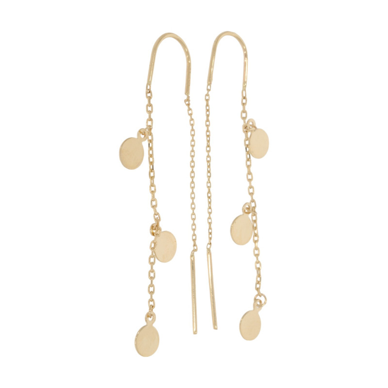 Cercei, Aur Galben, 14 k, 2.22 gr, Cod Produs: 651382 - Tezaurshop.ro