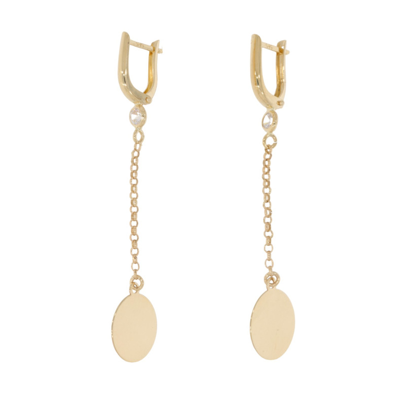 Cercei, Aur Galben, 14 k, 3.14 gr, Cod Produs: 651414 - Tezaurshop.ro