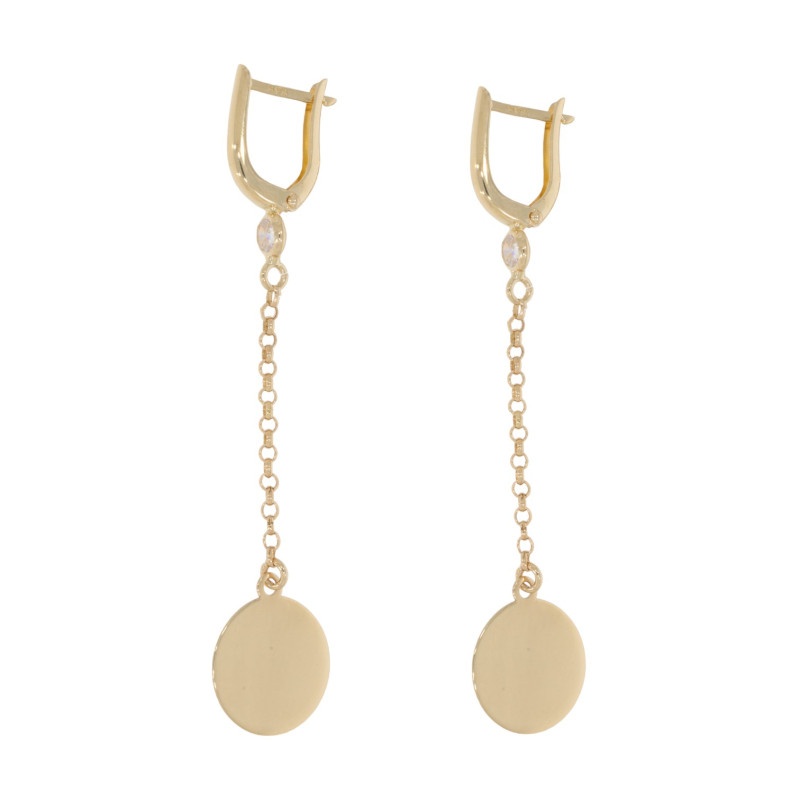 Cercei, Aur Galben, 14 k, 3.14 gr, Cod Produs: 651414 - 2