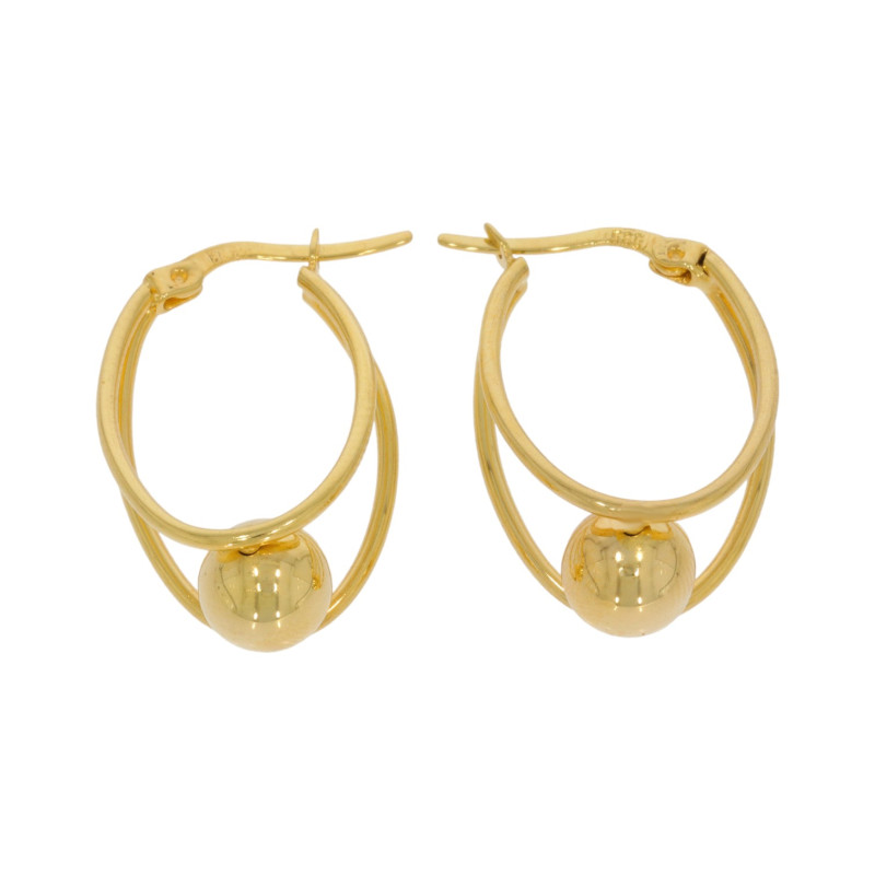 Cercei, Aur Galben, 14 k, 3.18 gr, Cod Produs: 651672 - Tezaurshop.ro