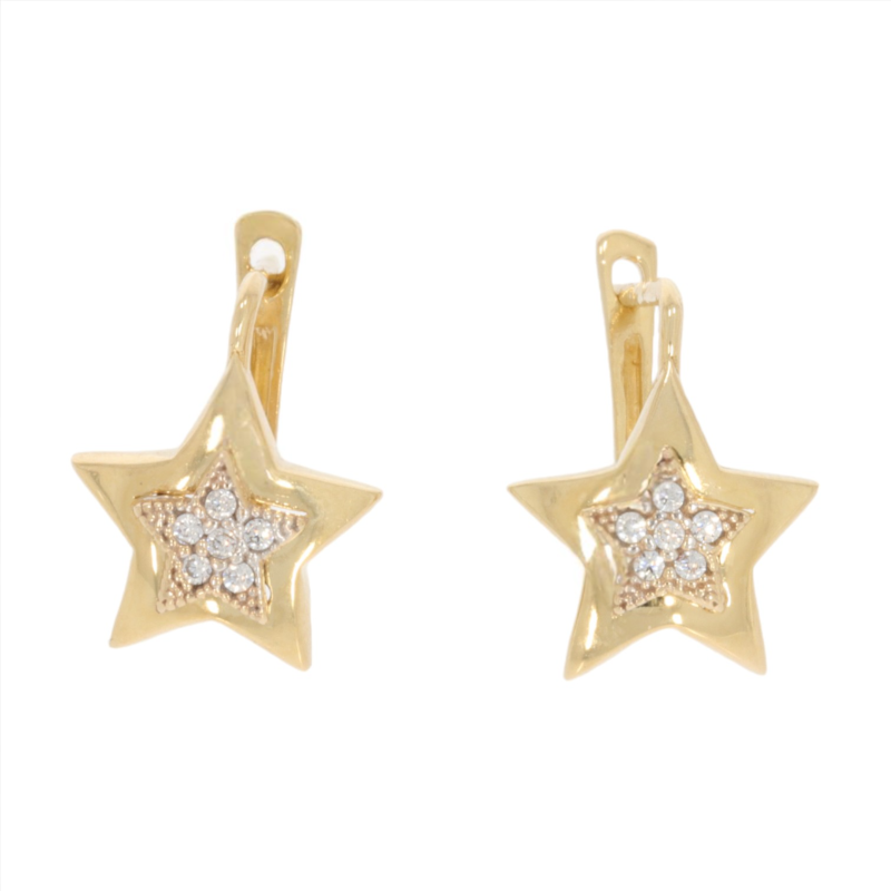 Cercei, Aur Galben, 14 k, 2.67 gr, Cod Produs: 651864 - Tezaurshop.ro