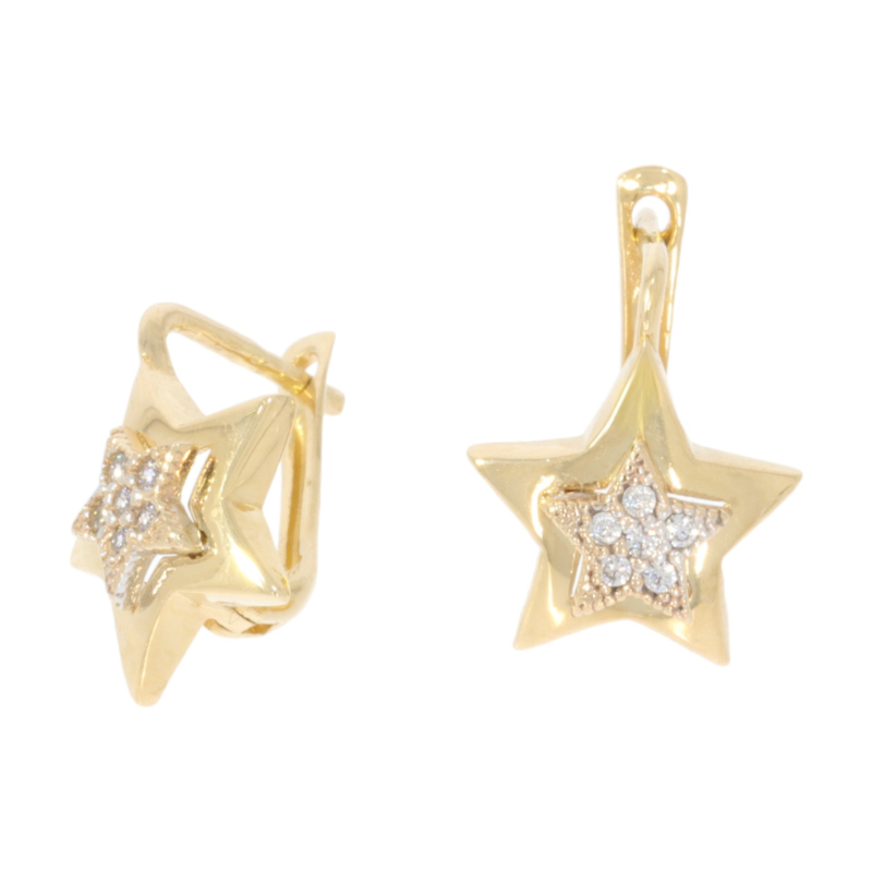 Cercei, Aur Galben, 14 k, 2.67 gr, Cod Produs: 651864 - 2