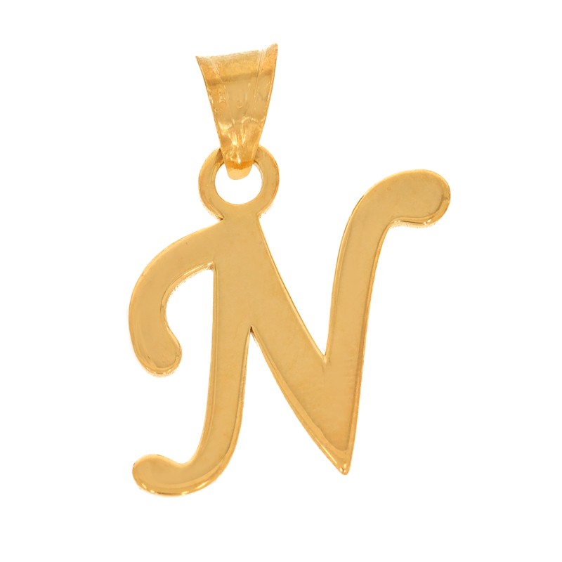 Pandant Initiala, Aur Galben, 14 k, 0.95 gr, Cod Produs: 651962 - Tezaurshop.ro