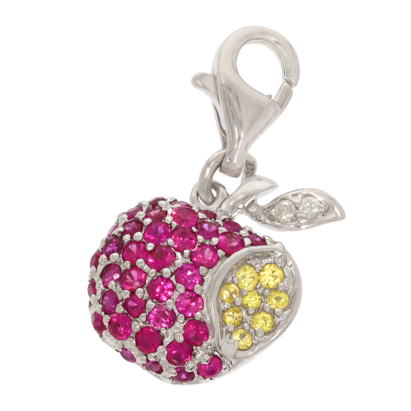 Pandantiv, Aur Alb, 18 k, 2.36 gr, cu Diamante, Cod Produs: 655922 - Tezaurshop.ro