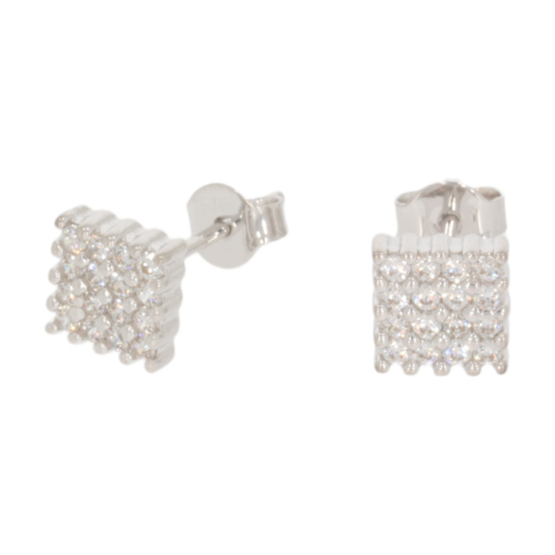 Cercei, Aur Alb, 14 k, 1.81 gr, Cod Produs: 657553 - Tezaurshop.ro