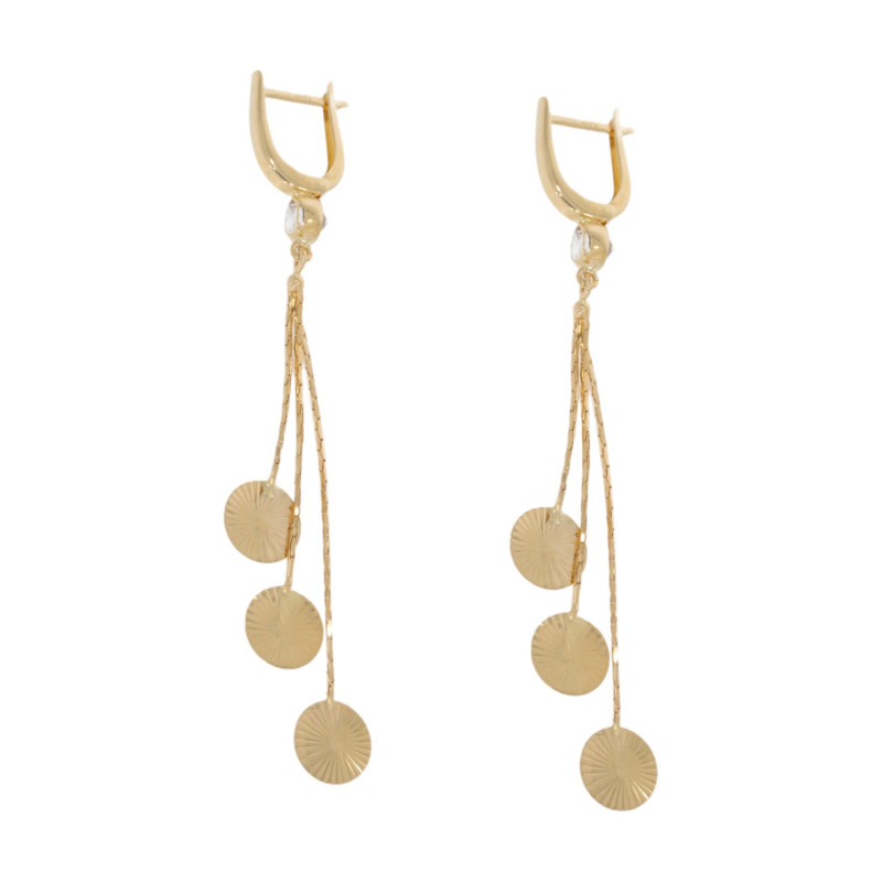Cercei, Aur Galben, 14 k, 3.37 gr, Cod Produs: 658138 - Tezaurshop.ro