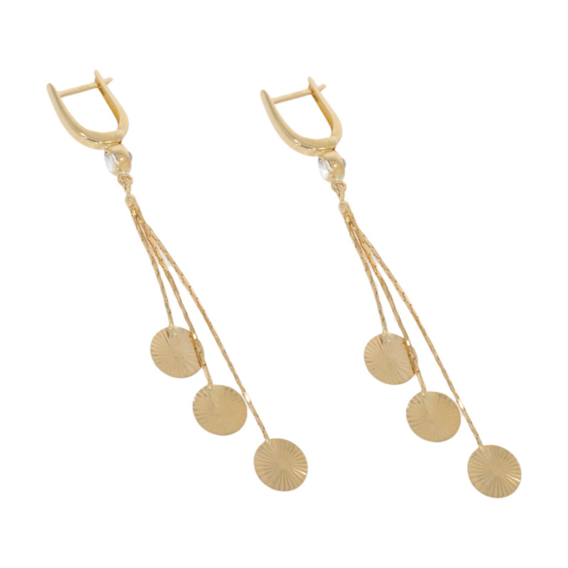 Cercei, Aur Galben, 14 k, 3.37 gr, Cod Produs: 658138 - 2