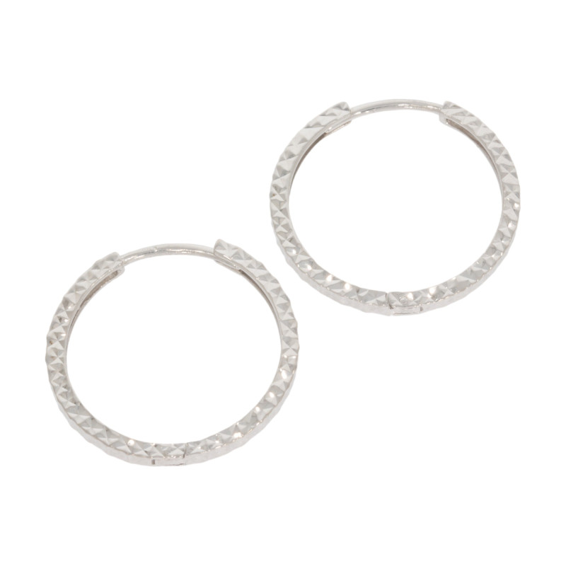 Cercei, Aur Alb, 14 k, 2.21 gr, Cod Produs: 658461 - Tezaurshop.ro