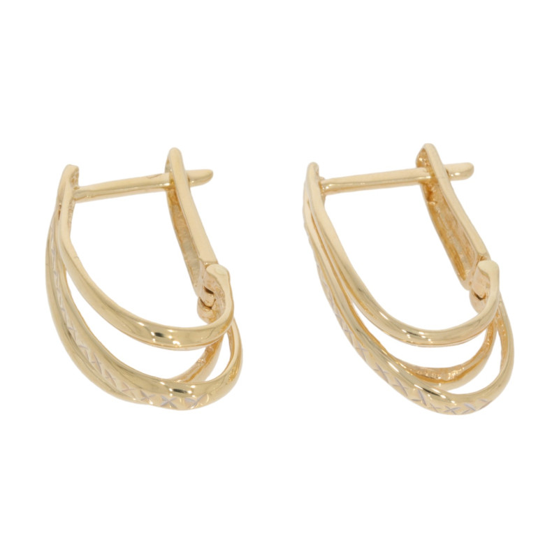 Cercei, Aur Galben, 14 k, 4.08 gr, Cod Produs: 658953 - 2