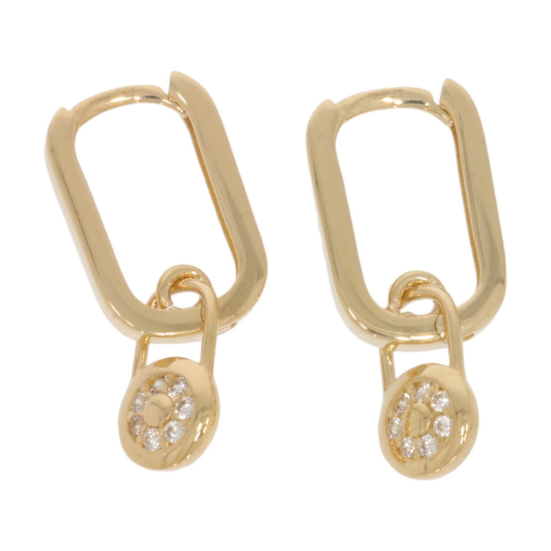 Cercei, Aur Galben, 14 k, 2.42 gr, Cod Produs: 658963 - Tezaurshop.ro