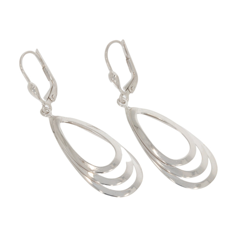 Cercei, Aur Alb, 14 k, 2.97 gr, Cod Produs: 658989 - 2