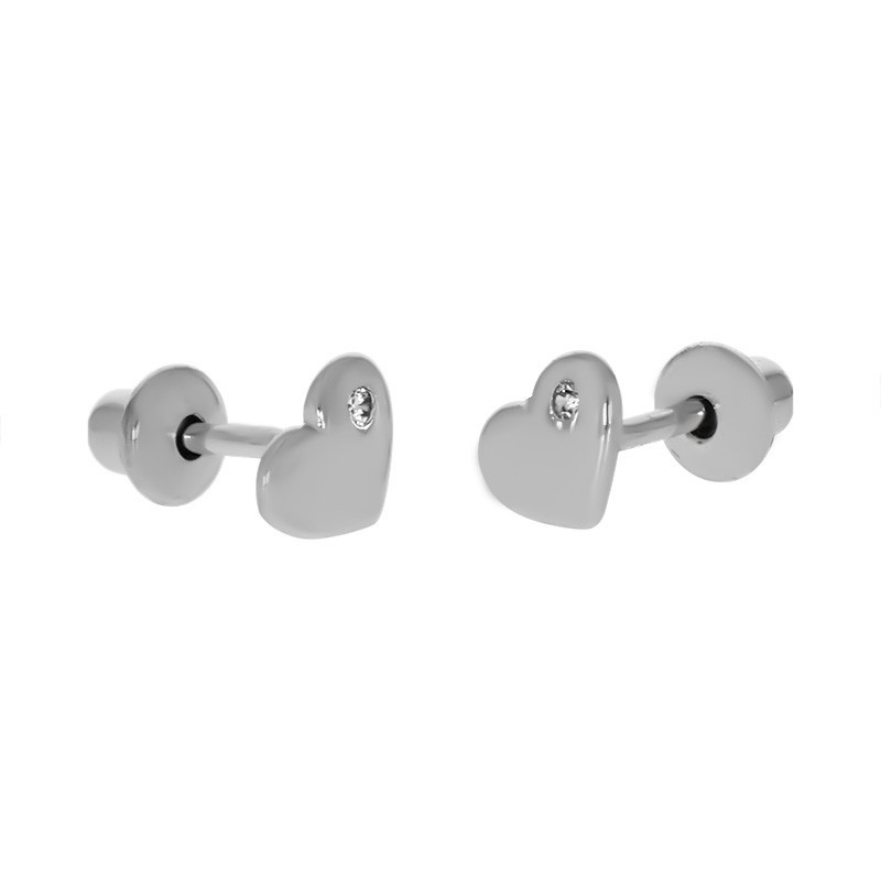 Cercei, Aur Alb, 14 k, 0.78 gr, Cod Produs: 659105 - Tezaurshop.ro