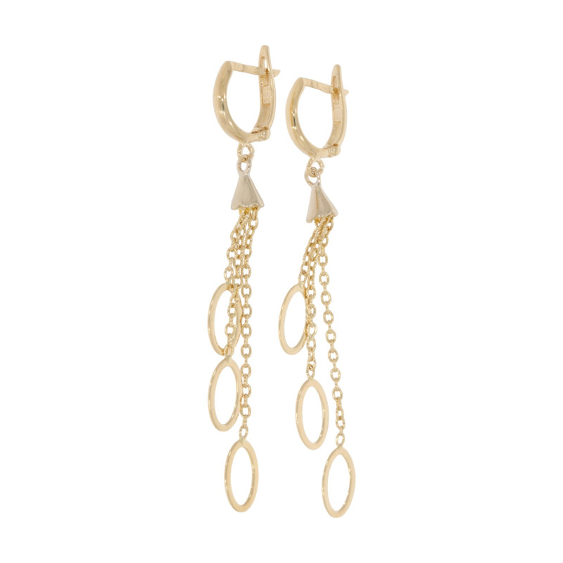 Cercei, Aur Galben, 14 k, 3.29 gr, Cod Produs: 659139 - Tezaurshop.ro