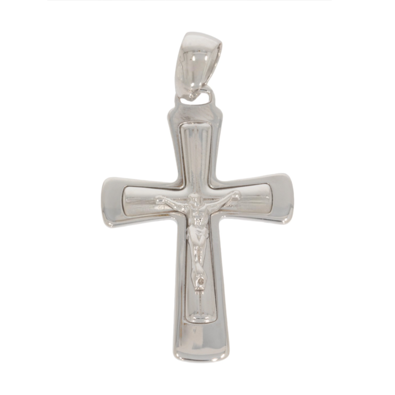 Cruce, Aur Alb, 14 k, 2.27 gr, Cod Produs: 659213 - Tezaurshop.ro