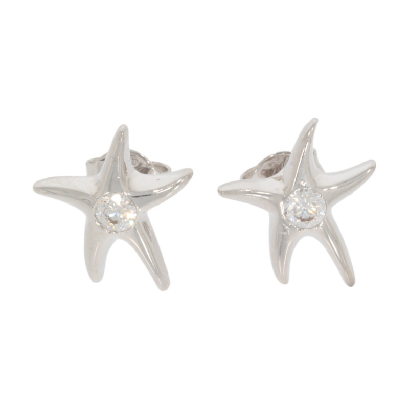 Cercei, Aur Alb, 14 k, 2.39 gr, Cod Produs: 659498 - Tezaurshop.ro