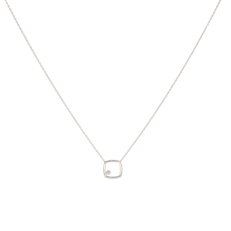 Colier, Aur Alb, 14 k, 1.64 gr, Cod Produs: 660454 - Tezaurshop.ro