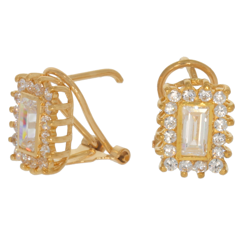 Cercei, Aur Galben, 18 k, 3.53 gr, Cod Produs: 660461 - Tezaurshop.ro