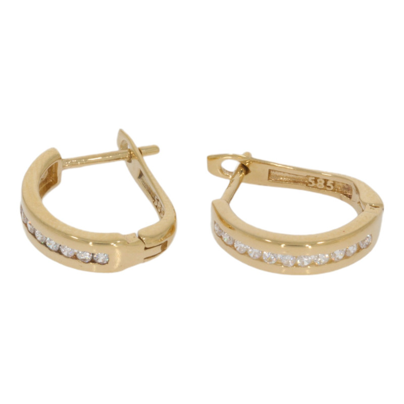 Cercei, Aur Galben, 14 k, 2.44 gr, Cod Produs: 660483 - Tezaurshop.ro
