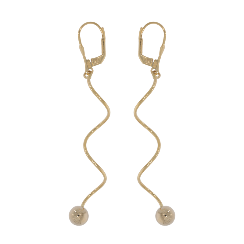 Cercei, Aur Galben, 14 k, 3.5 gr, Cod Produs: 660578 - Tezaurshop.ro