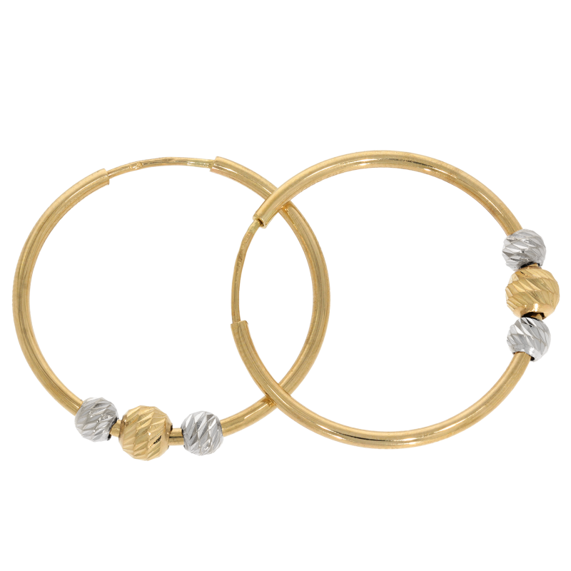 Cercei, Aur Mix, 14 k, 3.23 gr, Cod Produs: 660637 - Tezaurshop.ro