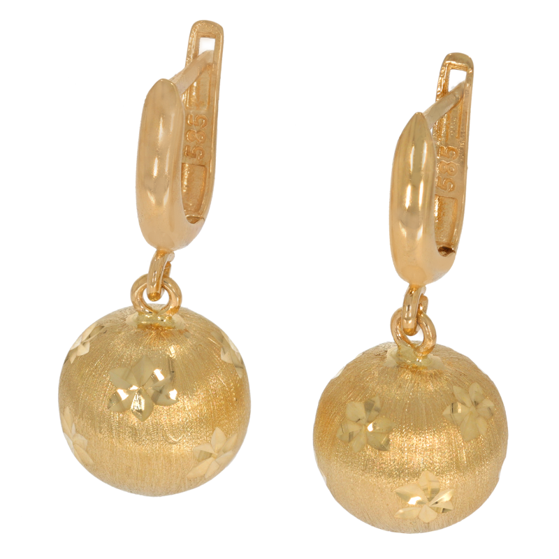 Cercei, Aur Galben, 14 k, 3.64 gr, Cod Produs: 660655 - Tezaurshop.ro
