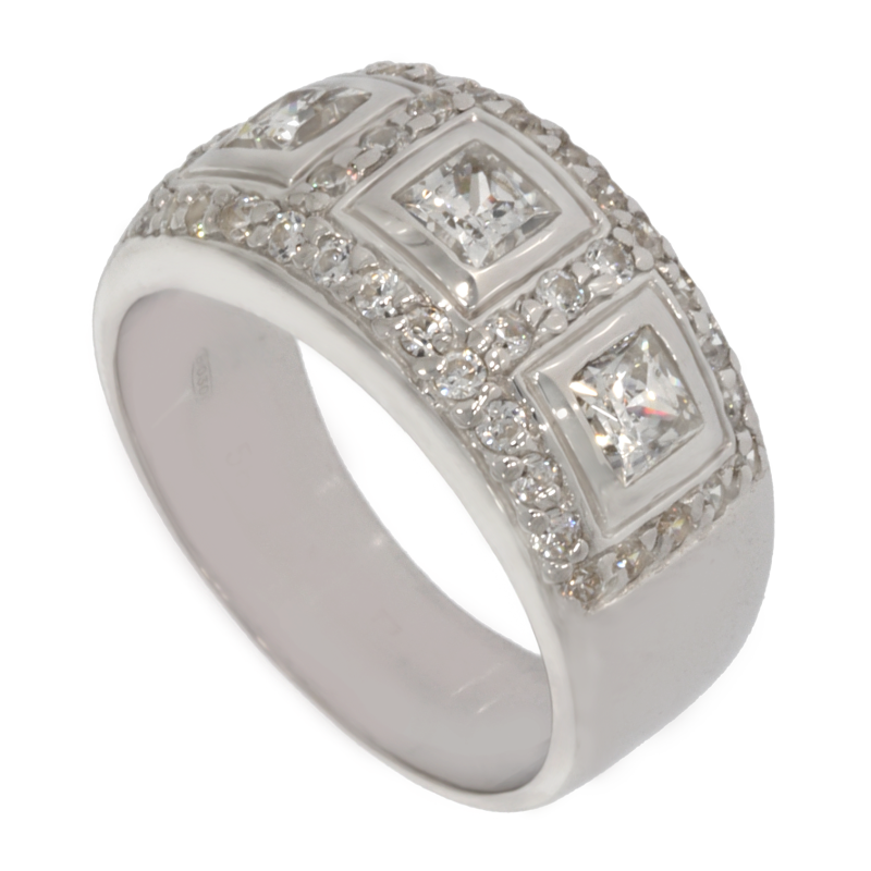 Inel Dama, Aur Alb, 14 k, 9.21 gr, Cod Produs: 660665 - Tezaurshop.ro