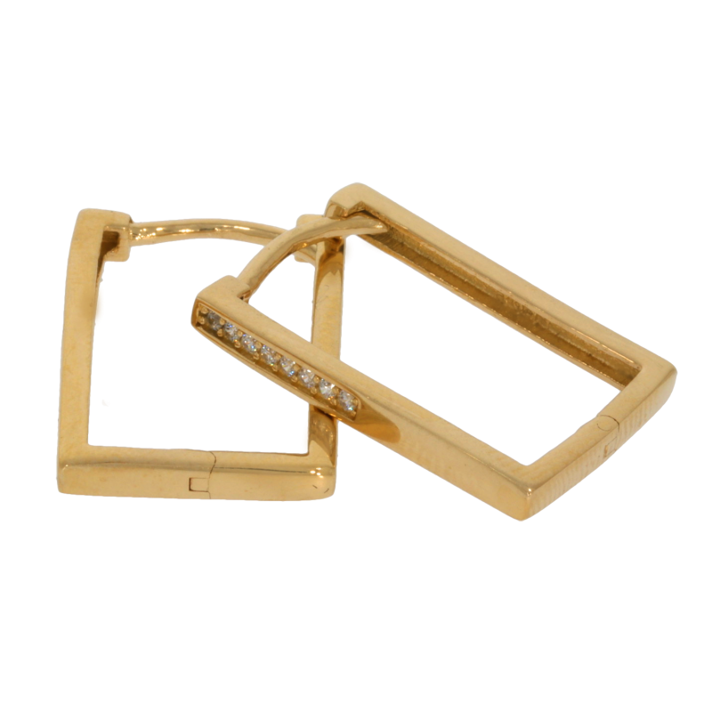 Cercei, Aur Galben, 14 k, 3 gr, Cod Produs: 660686 - Tezaurshop.ro