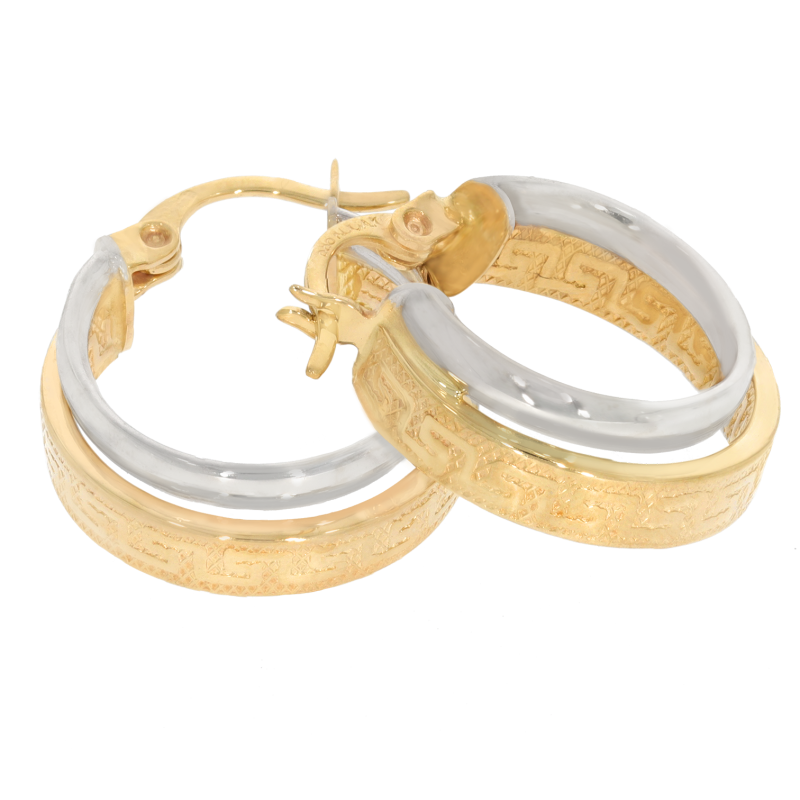 Cercei, Aur Mix, 14 k, 2.7 gr, Cod Produs: 660692 - Tezaurshop.ro