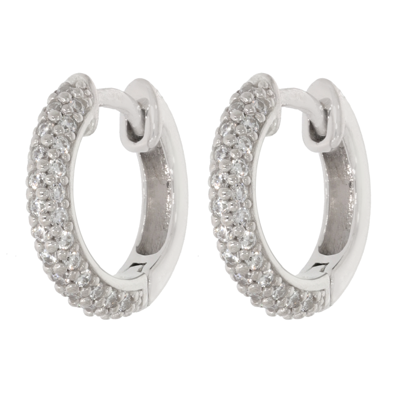 Cercei, Aur Alb, 14 k, 2.37 gr, Cod Produs: 660965 - Tezaurshop.ro