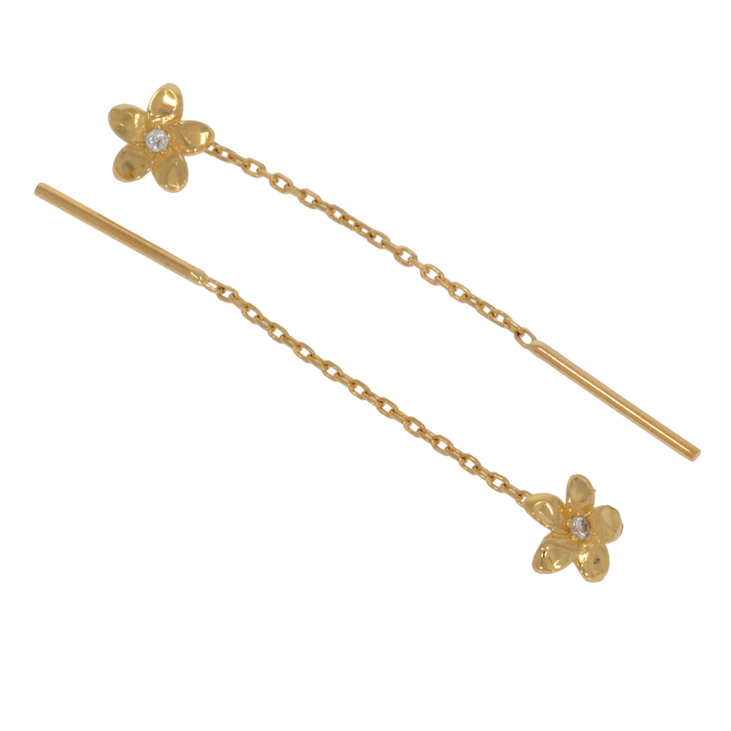 Cercei, Aur Galben, 14 k, 1.37 gr, Cod Produs: 661007 - Tezaurshop.ro