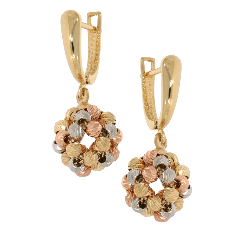 Cercei, Aur Mix, 14 k, 6.15 gr, Cod Produs: 661110 - Tezaurshop.ro