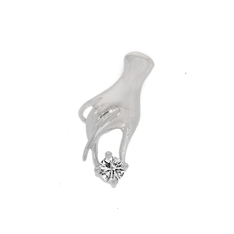 Pandantiv, Aur Alb, 14 k, 0.75 gr, Cod Produs: 661461 - Tezaurshop.ro