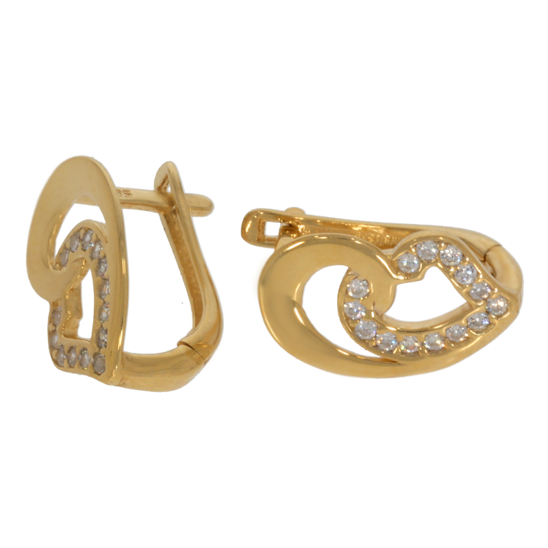 Cercei, Aur Galben, 14 k, 2.55 gr, Cod Produs: 661519 - Tezaurshop.ro