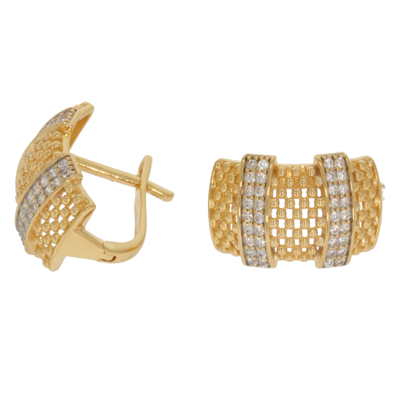 Cercei, Aur Galben, 14 k, 4.77 gr, Cod Produs: 661744 - Tezaurshop.ro
