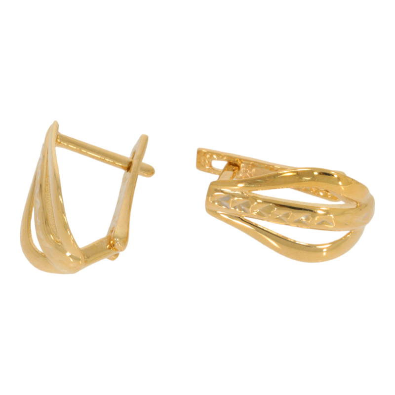 Cercei, Aur Galben, 14 k, 2.02 gr, Cod Produs: 661844 - Tezaurshop.ro