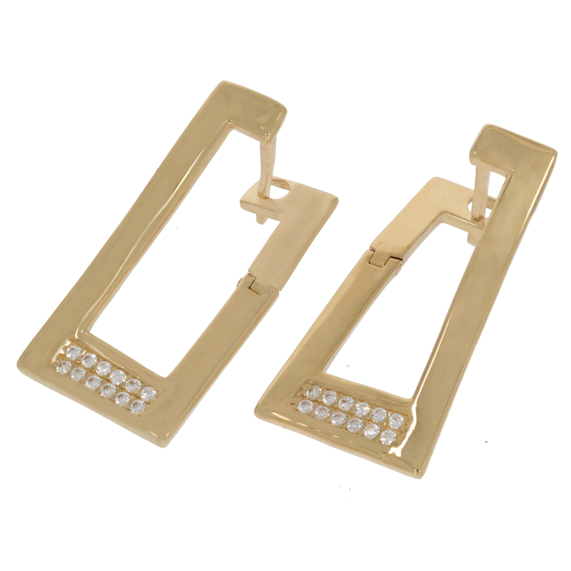 Cercei, Aur Galben, 14 k, 3.95 gr, Cod Produs: 661846 - Tezaurshop.ro
